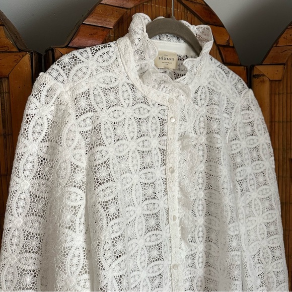 Sezane Chlo lace blouse - Picture 5 of 7